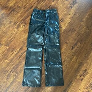 Black Leather Pants